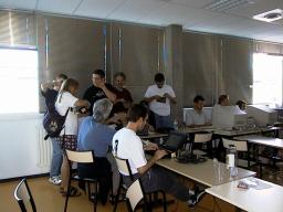 Debian GNU/Linux was rather dominant in these machines