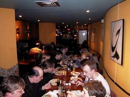 We were about 30 people in the restaurant