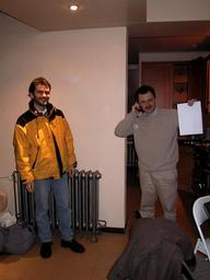 Peter Vandenabeele received a diploma for his hospitality