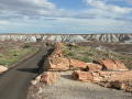 Petrified wood and Painted Desert in Arizona, U.S.