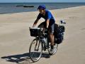 Riding on the beach in Western Latvia.