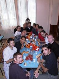 We decided to have our picnic lunch inside